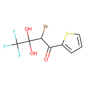 2-BROMO-4,4,4-TRIFLUORO-3,3-DIHYDROXY-1-(2-THIENYL)BUTAN-1-ONE