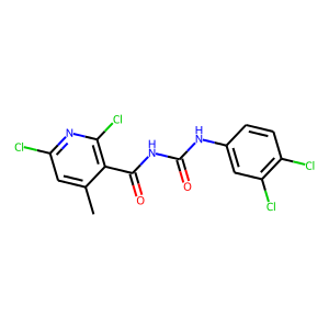 N-[(2,6-DICHLORO-4-METHYL-3-PYRIDYL)CARBONYL]-N'-(3,4-DICHLOROPHENYL)UREA