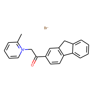 1-(9H-2-FLUORENYL)-2-(2-METHYL-1-PYRIDINIUMYL)-1-ETHANONEBROMIDE