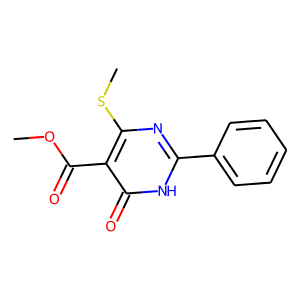 METHYL4-(METHYLTHIO)-6-OXO-2-PHENYL-1,6-DIHYDROPYRIMIDINE-5-CARBOXYLATE