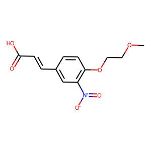 3-[4-(2-METHOXYETHOXY)-3-NITROPHENYL]ACRYLIC ACID