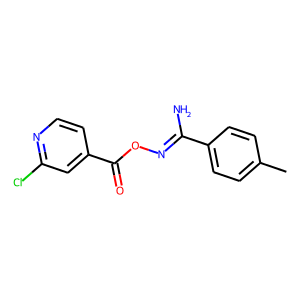 O1-[(2-CHLORO-4-PYRIDYL)CARBONYL]-4-METHYLBENZENE-1-CARBOHYDROXIMAMIDE