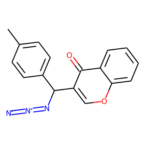 3-[AZIDO(4-METHYLPHENYL)METHYL]-4H-CHROMEN-4-ONE