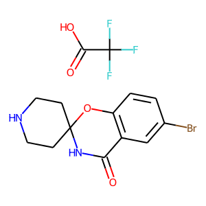 6-BROMO-4-OXO-3,4-DIHYDROSPIRO(2H)-BENZO(E)[1,3]OXAZINE-2,4'-PIPERIDINETRIFLUOROACETIC ACIDSALT