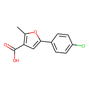 5-(4-CHLOROPHENYL)-2-METHYL-3-FUROIC ACID