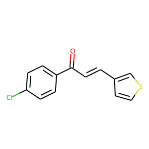 1-(4-CHLOROPHENYL)-3-(3-THIENYL)PROP-2-EN-1-ONE