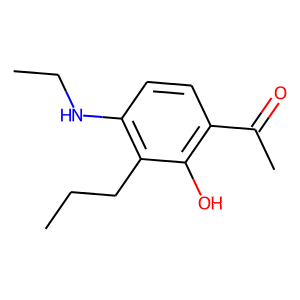 1-[4-(ETHYLAMINO)-2-HYDROXY-3-PROPYLPHENYL]ETHAN-1-ONE