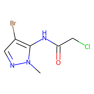 N-(4-BROMO-1-METHYL-1H-PYRAZOL-5-YL)-2-CHLOROACETAMIDE