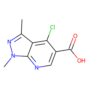 4-CHLORO-1,3-DIMETHYLPYRAZOLO[3,4-B]PYRIDINE-5-CARBOXYLIC ACID