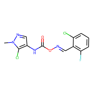 5-CHLORO-4-([(([(2-CHLORO-6-FLUOROPHENYL)METHYLENE]AMINO)OXY)CARBONYL]AMINO)-1-METHYL-1H-PYRAZOLE