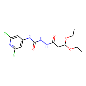 N1-(2,6-DICHLORO-4-PYRIDYL)-2-(3,3-DIETHOXYPROPANOYL)HYDRAZINE-1-CARBOXAMIDE