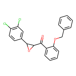 [2-(BENZYLOXY)PHENYL][3-(3,4-DICHLOROPHENYL)OXIRAN-2-YL]METHANONE