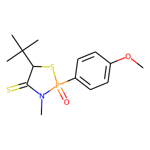 5-(TERT-BUTYL)-2-(4-METHOXYPHENYL)-3-METHYL-4-THIOXO-1,3,2LAMBDA5-THIAZAPHOSPHOLAN-2-ONE