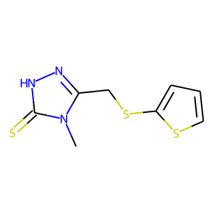 4-METHYL-5-[(2-THIENYLTHIO)METHYL]-4H-1,2,4-TRIAZOLE-3-THIOL