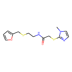 N-(2-[(2-FURYLMETHYL)THIO]ETHYL)-2-[(1-METHYL-1H-IMIDAZOL-2-YL)THIO]ACETAMIDE