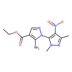 ETHYL5-AMINO-1-(1,3-DIMETHYL-4-NITROPYRAZOL-5-YL)PYRAZOLE-4-CARBOXYLATE