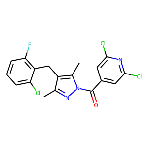 [4-(2-CHLORO-6-FLUOROBENZYL)-3,5-DIMETHYL-1H-PYRAZOL-1-YL](2,6-DICHLORO-4-PYRIDYL)METHANONE