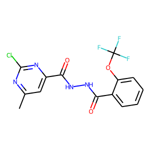 N'1-[(2-CHLORO-6-METHYLPYRIMIDIN-4-YL)CARBONYL]-2-(TRIFLUOROMETHOXY)BENZENE-1-CARBOHYDRAZIDE