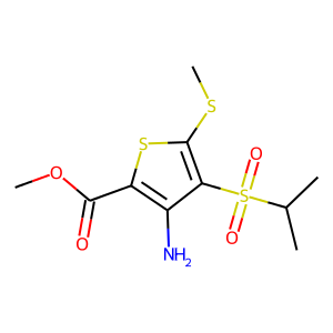 METHYL3-AMINO-4-(ISOPROPYLSULFONYL)-5-(METHYLTHIO)THIOPHENE-2-CARBOXYLATE