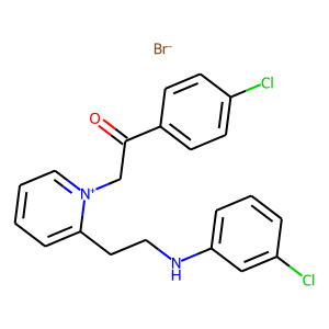 2-(2-[2-(3-CHLOROANILINO)ETHYL]PYRIDINIUM-1-YL)-1-(4-CHLOROPHENYL)ETHAN-1-ONEBROMIDE