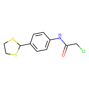 N1-[4-(1,3-DITHIOLAN-2-YL)PHENYL]-2-CHLOROACETAMIDE