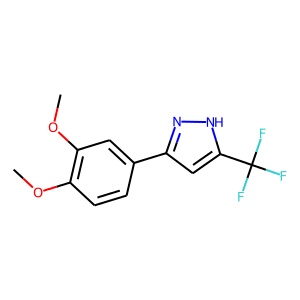 3-(3,4-DIMETHOXYPHENYL)-5-(TRIFLUOROMETHYL)-1H-PYRAZOLE