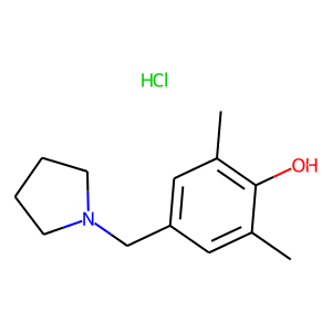 2,6-DIMETHYL-4-(TETRAHYDRO-1H-PYRROL-1-YLMETHYL)PHENOLHYDROCHLORIDE