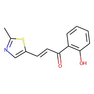 1-(2-HYDROXYPHENYL)-3-(2-METHYL-1,3-THIAZOL-5-YL)PROP-2-EN-1-ONE