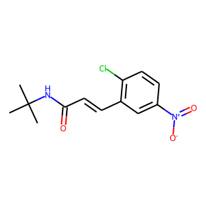 N1-(TERT-BUTYL)-3-(2-CHLORO-5-NITROPHENYL)ACRYLAMIDE