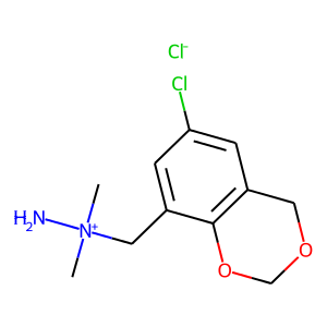 1-[(6-CHLORO-4H-1,3-BENZODIOXIN-8-YL)METHYL]-1,1-DIMETHYLHYDRAZINIUMCHLORIDE