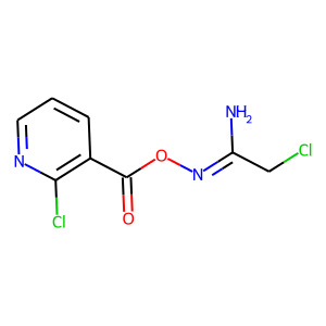 2-CHLORO-N'-([(2-CHLOROPYRIDIN-3-YL)CARBONYL]OXY)ETHANIMIDAMIDE