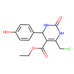 ETHYL6-(CHLOROMETHYL)-4-(4-HYDROXYPHENYL)-2-OXO-1,2,3,4-TETRAHYDROPYRIMIDINE-5-CARBOXYLATE