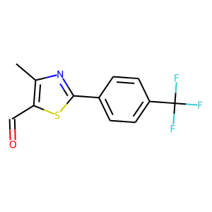 4-METHYL-2-[4-(TRIFLUOROMETHYL)PHENYL]-1,3-THIAZOLE-5-CARBALDEHYDE