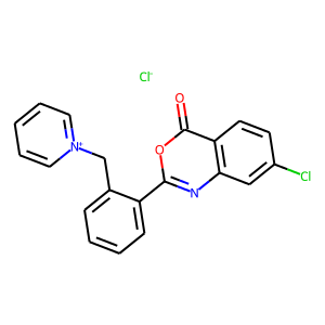 1-[2-(7-CHLORO-4-OXO-4H-3,1-BENZOXAZIN-2-YL)BENZYL]PYRIDINIUMCHLORIDE