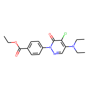 ETHYL4-[5-CHLORO-4-(DIETHYLAMINO)-6-OXOPYRIDAZIN-1(6H)-YL]BENZOATE