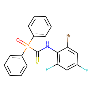 N-(2-BROMO-4,6-DIFLUOROPHENYL)OXO(DIPHENYL)PHOSPHORANECARBOTHIOAMIDE