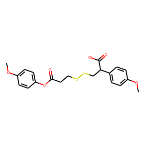 4-METHOXYPHENYL3-([3-(4-METHOXYPHENOXY)-3-OXOPROPYL]DITHIO)PROPANOATE