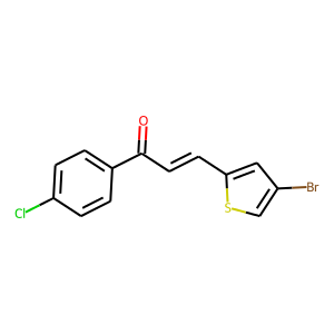 3-(4-BROMO-2-THIENYL)-1-(4-CHLOROPHENYL)PROP-2-EN-1-ONE