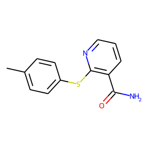 2-[(4-METHYLPHENYL)THIO]NICOTINAMIDE