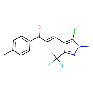 3-[5-CHLORO-1-METHYL-3-(TRIFLUOROMETHYL)-1H-PYRAZOL-4-YL]-1-(4-METHYLPHENYL)PROP-2-EN-1-ONE