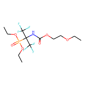 DIETHYL[1-([(2-ETHOXYETHOXY)CARBONYL]AMINO)-2,2,2-TRIFLUORO-1-(TRIFLUOROMETHYL)ETHYL]PHOSPHONATE