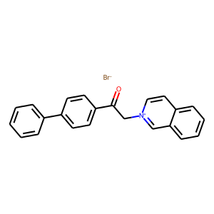 2-(2-[1,1'-BIPHENYL]-4-YL-2-OXOETHYL)ISOQUINOLINIUMBROMIDE