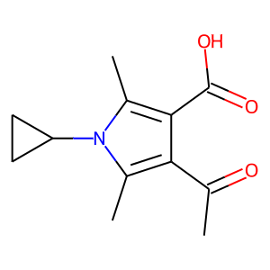 4-ACETYL-1-CYCLOPROPYL-2,5-DIMETHYL-1H-PYRROLE-3-CARBOXYLIC ACID