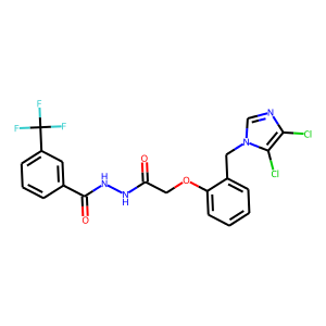 N'1-[3-(TRIFLUOROMETHYL)BENZOYL]-2-(2-[(4,5-DICHLORO-1H-IMIDAZOL-1-YL)METHYL]PHENOXY)ETHANOHYDRAZIDE