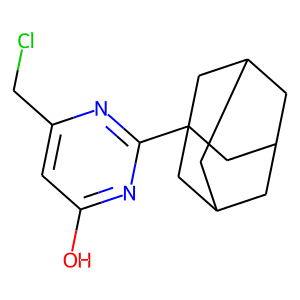 2-(1-ADAMANTYL)-6-(CHLOROMETHYL)PYRIMIDIN-4-OL