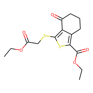 ETHYL3-[(2-ETHOXY-2-OXOETHYL)THIO]-4-OXO-4,5,6,7-TETRAHYDROBENZO[C]THIOPHENE-1-CARBOXYLATE