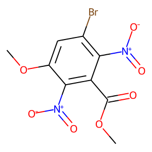 3-BROMO-5-METHOXY-2,6-DINITRO-BENZOIC ACID METHYL ESTER