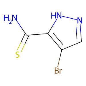 4-BROMO-1H-PYRAZOLE-3-CARBOTHIOAMIDE