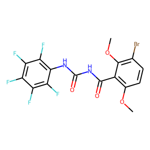 N-(3-BROMO-2,6-DIMETHOXYBENZOYL)-N'-(2,3,4,5,6-PENTAFLUOROPHENYL)UREA