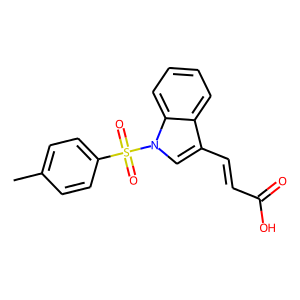 3-(1-[(4-METHYLPHENYL)SULFONYL]-1H-INDOL-3-YL)ACRYLIC ACID